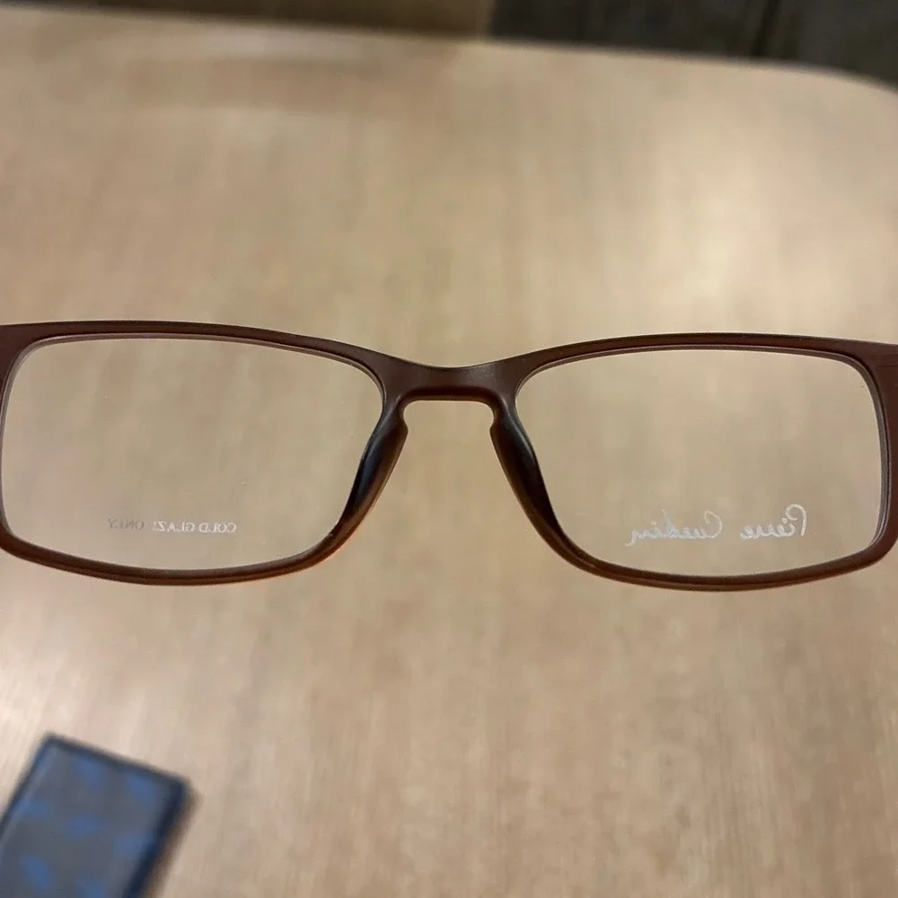 Pierre Cardin PC 6239 YZ4 145 Brown Rectangular Eyeglass Frames w/ Case
